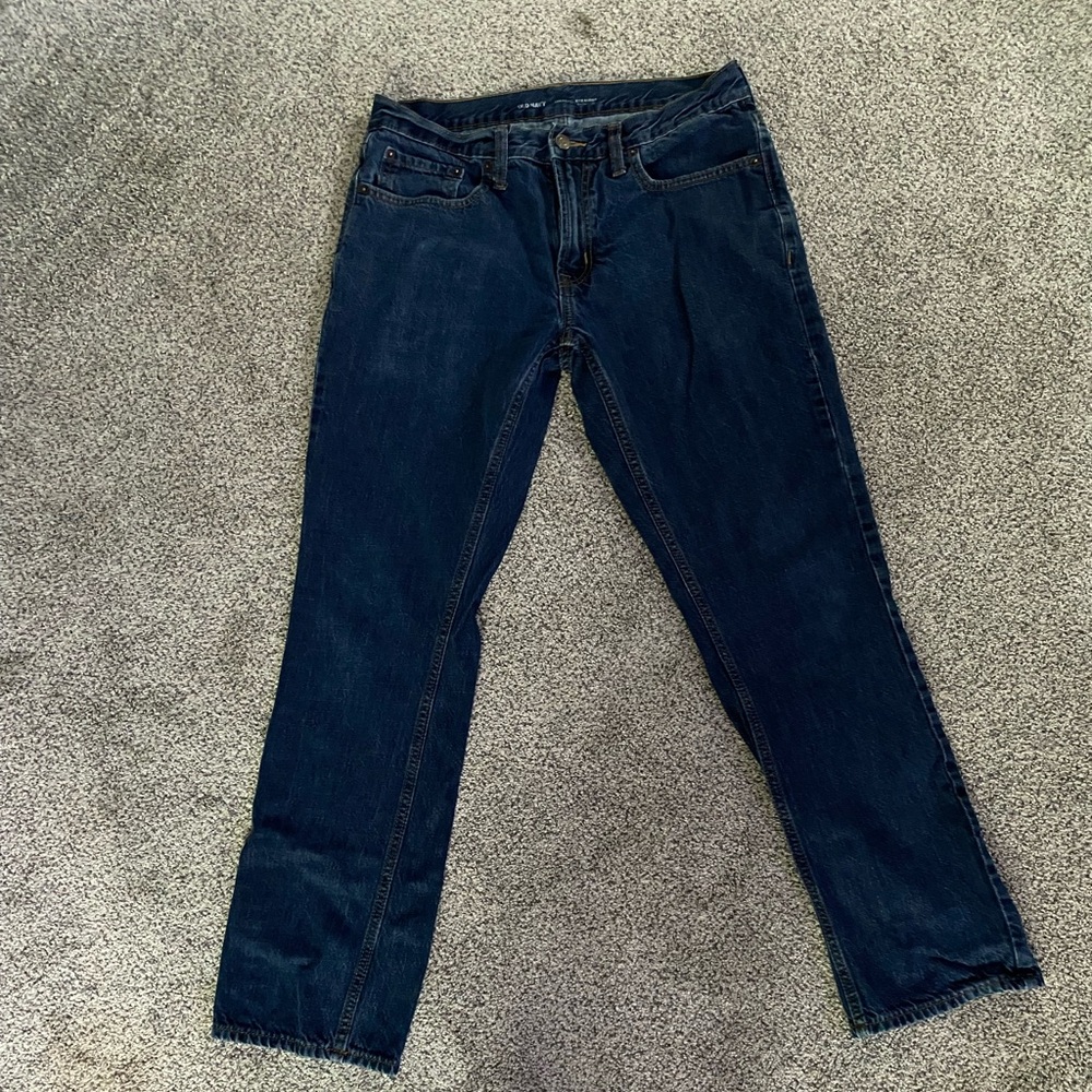 Mens Old Navy straight blue jeans size 32‎ x 30 straight cut